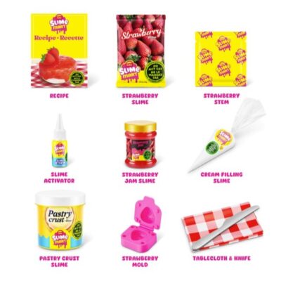 ZURU Set Slime Mart Strawberry Cheesecake Bag - Mix Kids Toys Arts And Crafts Set Mainan Kreativitas Anak Slime Toy thumbnail 5