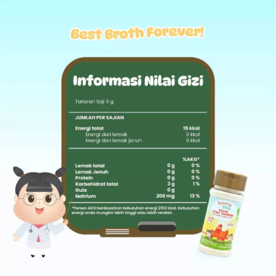 Yummy Bites Kaldu Bumbu MPASI Bayi 75gr - Beef / Chicken Broth for Baby NO MSG thumbnail 3