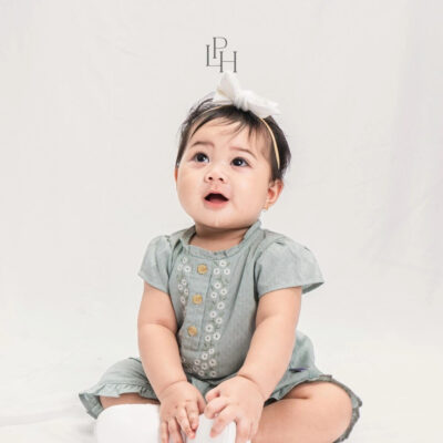 Little Palmerhaus - Baju Lebaran - Alisha Baby Girl Set (Setelan Tunik Bayi Usia 0-12 Bulan)