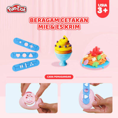 FUNDOH SAPIKU Mainan Edukasi Anak Masak Masakan Cetakan Mie Mainan Lilin Mainan Anak thumbnail 2