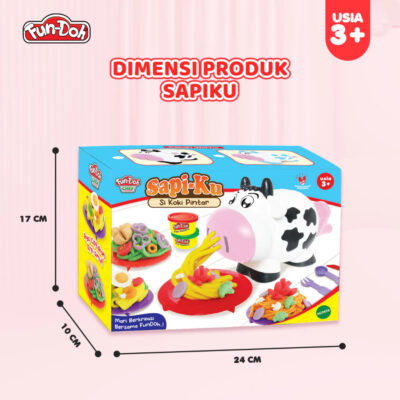 FUNDOH SAPIKU Mainan Edukasi Anak Masak Masakan Cetakan Mie Mainan Lilin Mainan Anak thumbnail 6