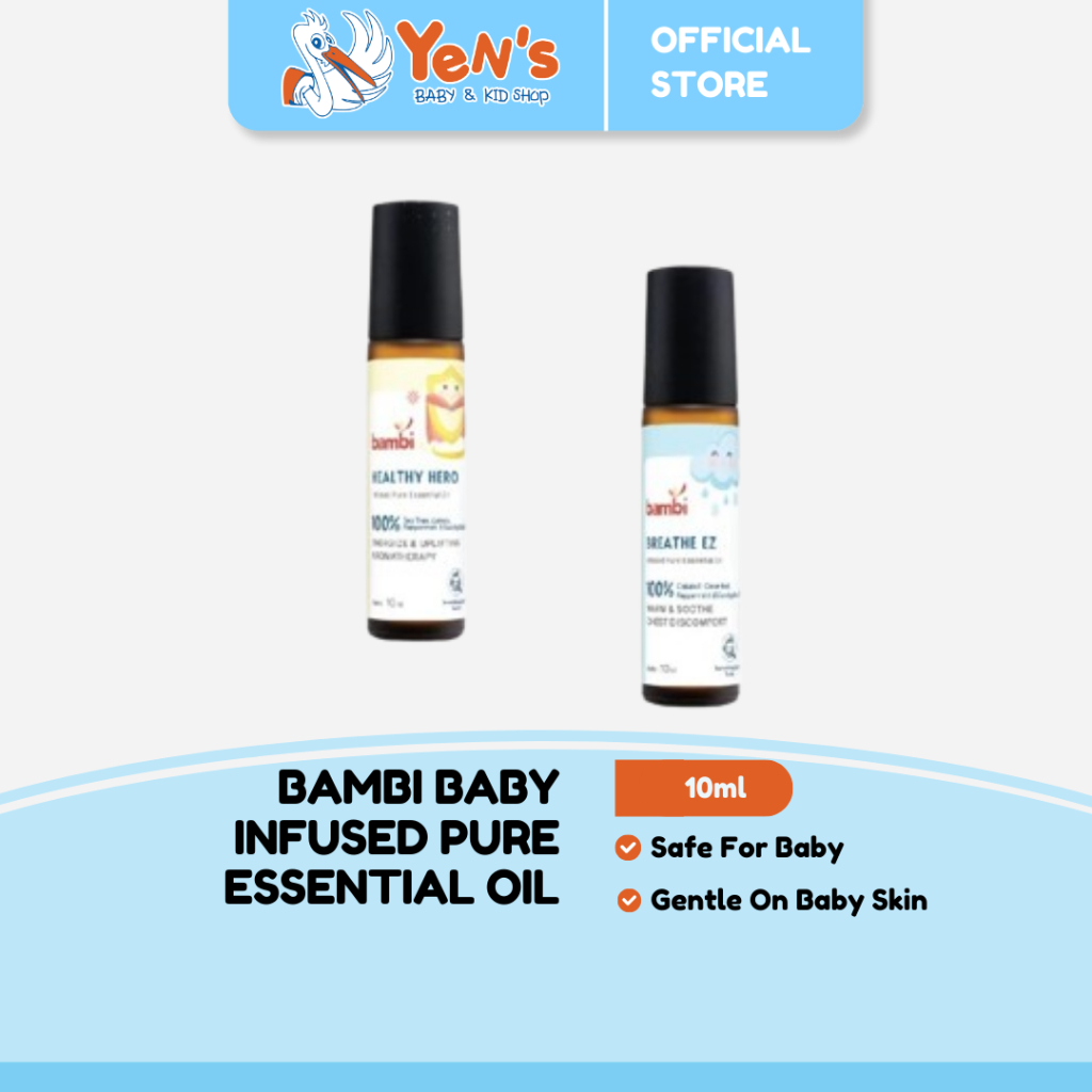 Bambi Baby Breathe Easy Essential Oil 10ml / Health Hero Essential Oil 10ml