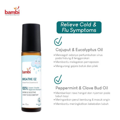 Bambi Baby Breathe Easy Essential Oil 10ml / Health Hero Essential Oil 10ml thumbnail 4