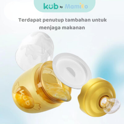KUB Botol Sendok Makan Mpasi / Squeeze Spoon Feeder Silicone thumbnail 4