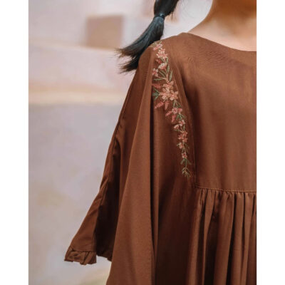 Hunny Bunny Qanita Kaftan Brodir Anak Perempuan - Kaftan Muslim Anak thumbnail 3