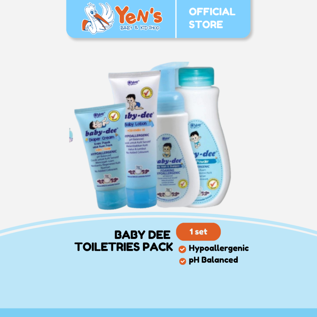 Baby Dee Toiletries Pack - Perlengkapan Bayi Natural Milk & Lvender Extract / Natural Honey