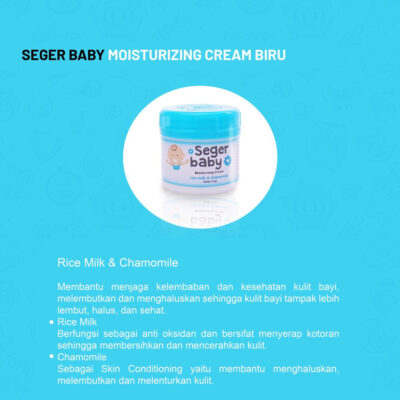 Seger Baby Moisturizing Cream Bayi Halal BPOM 35gr Ekstrak Alami Baby Lotion thumbnail 3