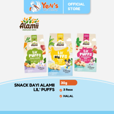 Snack Sehat Bayi - Alamii Lil' Puffs Disney Edition 30g