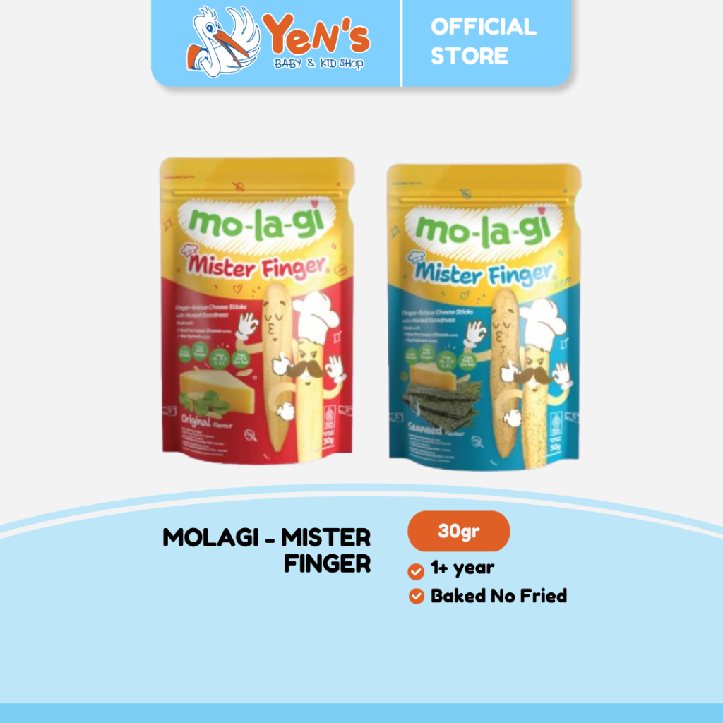 Molagi - Mister Finger Original / Seaweed 30gr Halal