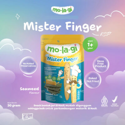 Molagi - Mister Finger Original / Seaweed 30gr Halal thumbnail 2