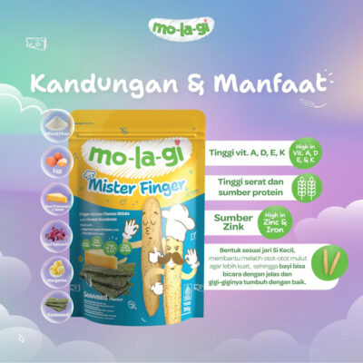 Molagi - Mister Finger Original / Seaweed 30gr Halal thumbnail 3