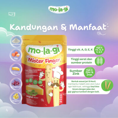 Molagi - Mister Finger Original / Seaweed 30gr Halal thumbnail 5