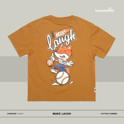 Hanschelkids - Make Laugh Kaos Anak Oversize Unisex thumbnail 5