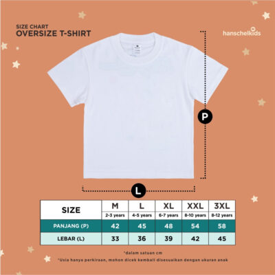 Hanschelkids - Make Laugh Kaos Anak Oversize Unisex thumbnail 8