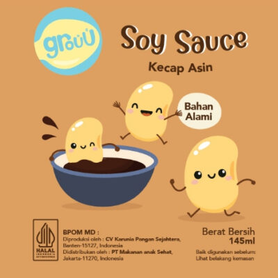 Grouu - Cooking Sauces - Soy Sauce, Kecap MPASI Organik, Bumbu MPASI NO MSG thumbnail 3