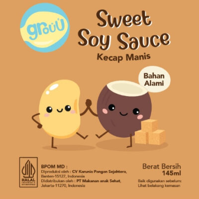 Grouu - Cooking Sauces - Soy Sauce, Kecap MPASI Organik, Bumbu MPASI NO MSG thumbnail 4