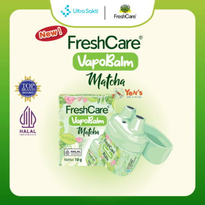 FreshCare Vapobalm Matcha / Sakura - 2in1 Balsem dengan Double Inhaler