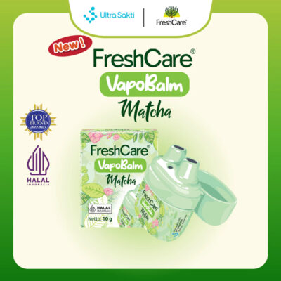 FreshCare Vapobalm Matcha / Sakura - 2in1 Balsem dengan Double Inhaler thumbnail 3