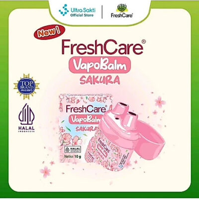 FreshCare Vapobalm Matcha / Sakura - 2in1 Balsem dengan Double Inhaler thumbnail 5