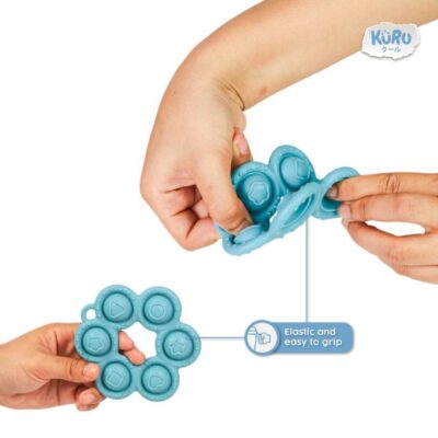 Kuru ST3 Baby Premium Silicone Teether - Gigitan Bayi thumbnail 3
