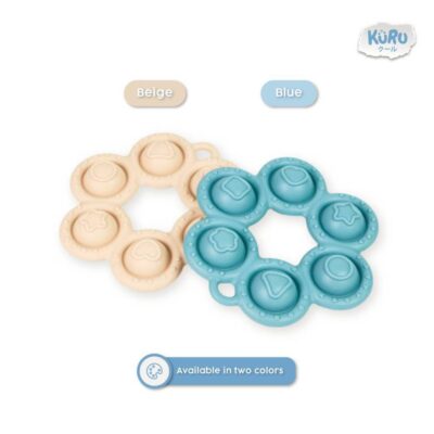 Kuru ST3 Baby Premium Silicone Teether - Gigitan Bayi thumbnail 4