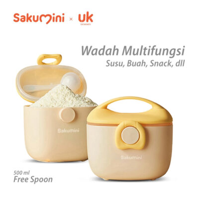 Sakumini Milk Powder Container Wadah Tempat Susu Bubuk Bayi BPA Free thumbnail 2