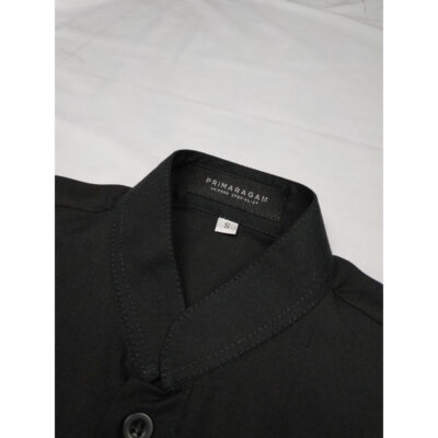 Baju Primaragam kemeja pangsi anak tk sd adat sunda koko hitam polos lengan tangan panjang thumbnail 5