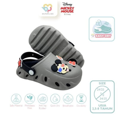 Balmoral Kids Easy Dry Clogs Anak Boys Disney Mickey MC-AKT15 thumbnail 4