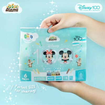 Limited Edition Disney 100 x Alamii Puffs Variety Pack (Bonus! Collectible Key Chain Puzzle) thumbnail 2