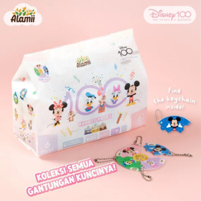 Limited Edition Disney 100 x Alamii Puffs Variety Pack (Bonus! Collectible Key Chain Puzzle) thumbnail 3