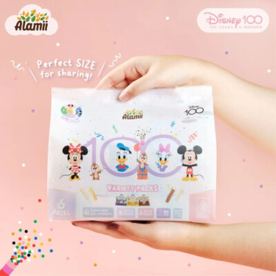 Limited Edition Disney 100 x Alamii Puffs Variety Pack (Bonus! Collectible Key Chain Puzzle) thumbnail 5