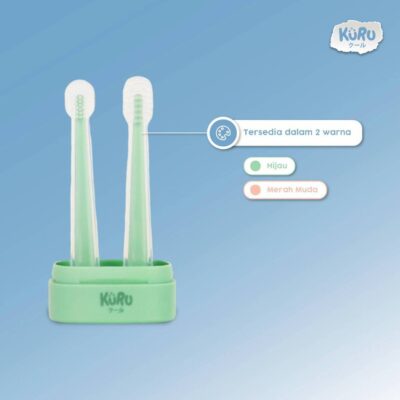 Kuru Baby 2in1 Oral Care - Sikat Pembersih Mulut Gigi Lidah Bayi thumbnail 4
