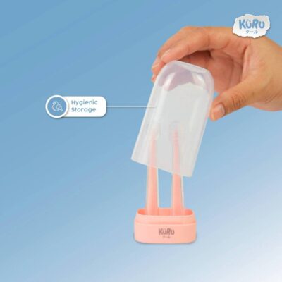 Kuru Baby 2in1 Oral Care - Sikat Pembersih Mulut Gigi Lidah Bayi thumbnail 5