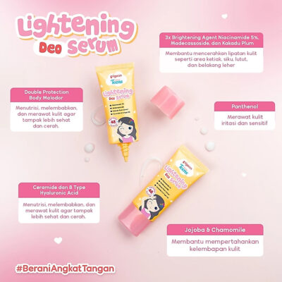 Pigeon Teens Lightening Deo Serum 30ml / Membantu melindungi dari keringat dan bau badan thumbnail 4