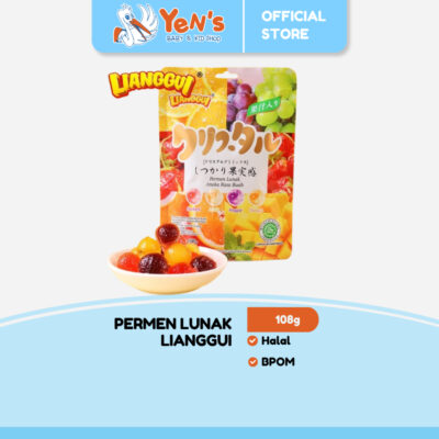 LIANGGUI Permen Lunak Aneka Buah / Candy Jelly Gummies 108g HALAL