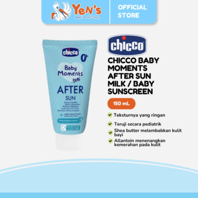 CHICCO Baby Moments After Sun Milk 150 mL / Tabir Surya Bayi / Sun Protection