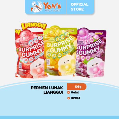 Permen Lunak Lianggui suprise gummy 108g Halal