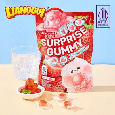 Permen Lunak Lianggui suprise gummy 108g Halal thumbnail 3