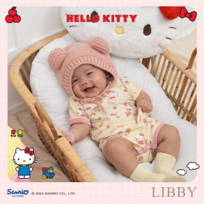 LIBBY Sanrio Premium Baju Tidur Bayi Sleepsuit/ Bodysuit Romper /Bayi Perempuan Kuromi Cinnamoroll Hello Kitty (1 PCS/PACK) thumbnail 5