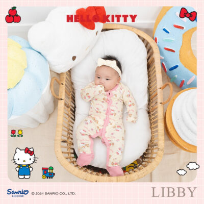 LIBBY Sanrio Premium Baju Tidur Bayi Sleepsuit/ Bodysuit Romper /Bayi Perempuan Kuromi Cinnamoroll Hello Kitty (1 PCS/PACK) thumbnail 6
