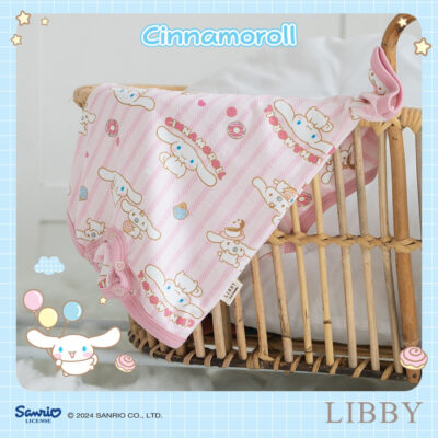 LIBBY Sanrio Premium Baju Tidur Bayi Sleepsuit/ Bodysuit Romper /Bayi Perempuan Kuromi Cinnamoroll Hello Kitty (1 PCS/PACK) thumbnail 9