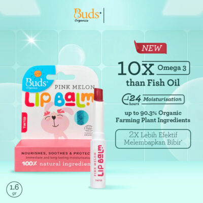 Buds Organics Lip Balm for Kids - Pelembab Bibir Anak - 100% Natural Ingredients thumbnail 2