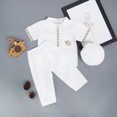 Snobby Setelan Koko + Peci Anak Raya Collection - Koko Set
