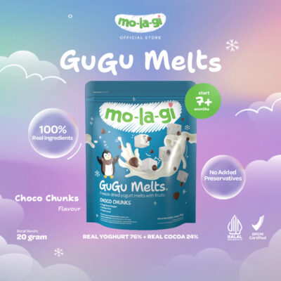 Molagi Gugu Melts 20g / Freeze-dried yogurt melts with fruits Halal thumbnail 4