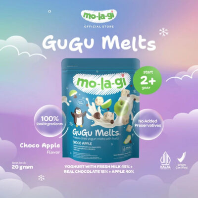 Molagi Gugu Melts 20g / Freeze-dried yogurt melts with fruits Halal thumbnail 5