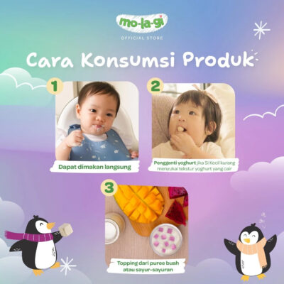 Molagi Gugu Melts 20g / Freeze-dried yogurt melts with fruits Halal thumbnail 7