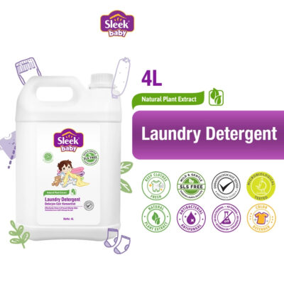 Sleek Baby Laundry Detergent Cair 4L Natural Plant Extract thumbnail 2