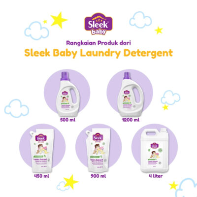 Sleek Baby Laundry Detergent Cair 4L Natural Plant Extract thumbnail 6