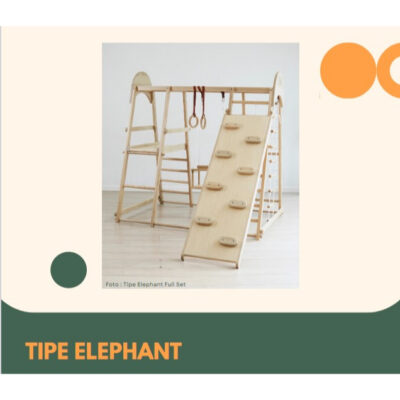 SURI PLAYGROUND BRAKIASI ELEPHANT FULLSET / PLAYGROUND SET ANAK