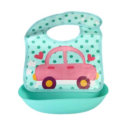 Baby Safe Foldable Bib with Crumb Catcher thumbnail 3